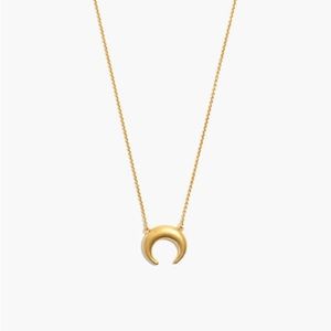 Madewell Chunky Crescent Moon Necklace